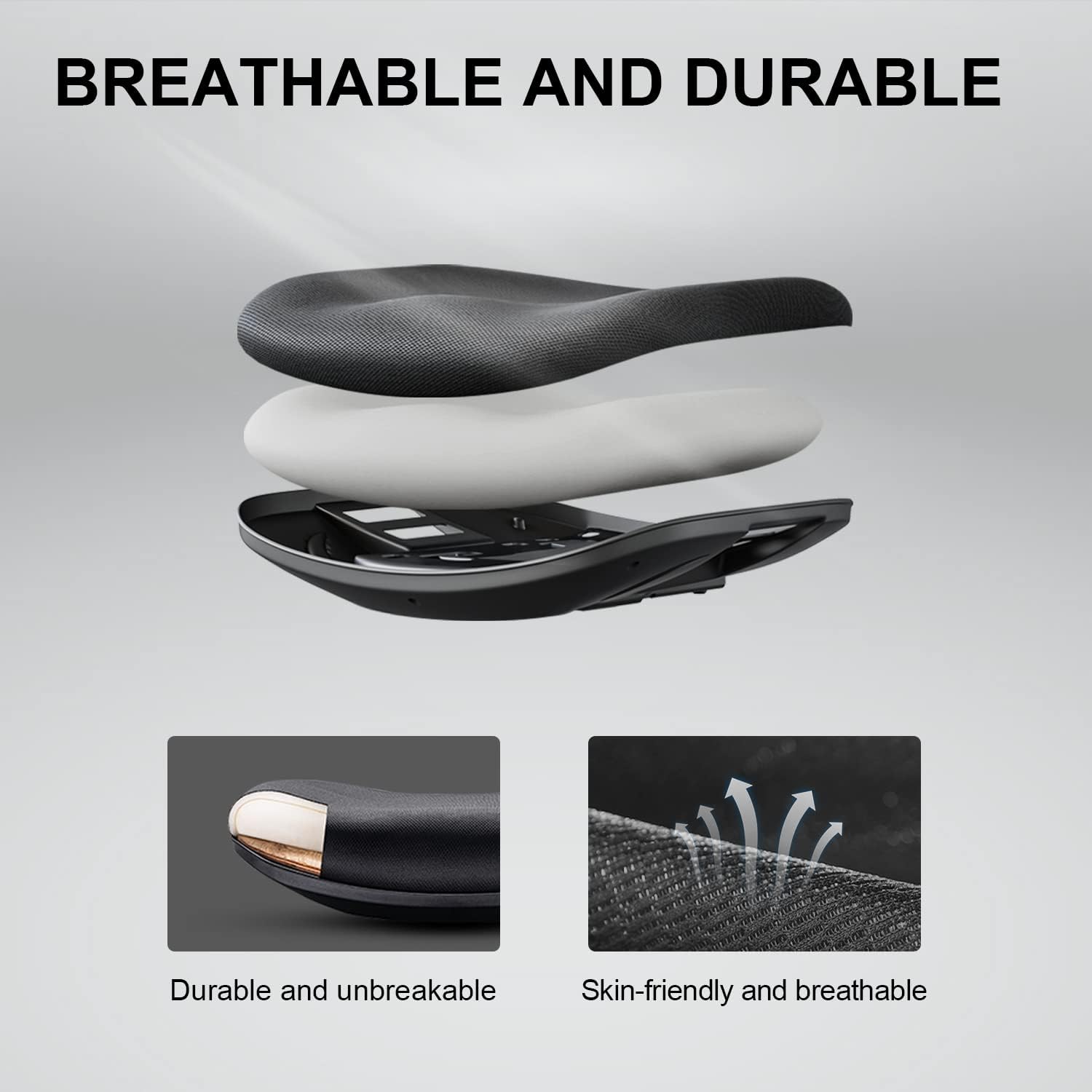 SIHOO M18 Chaise de bureau ergonomique à dossier haut en mesh respirant, avec appui-tête et soutien lombaire réglables, roulettes améliorées, noir