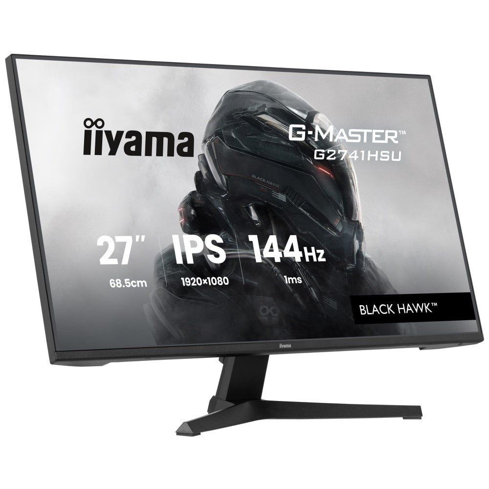 IIYAMA Passez à la vitesse supérieure avec le moniteur G2741HSU Black Hawk, avec technologie de dalle IPS et 1 ms MPRT