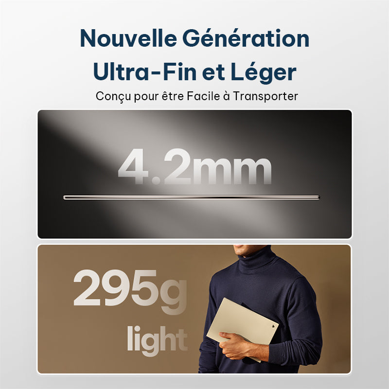 iFLYTEK AINOTE 2 tablette à encre électronique, tablette d’écriture 10,65" avec stylet, carnet numérique 4,2 mm, prise de notes par IA, prise en charge de ChatGPT, transcription en 16 langues, compatible Google Play pour réunions et études