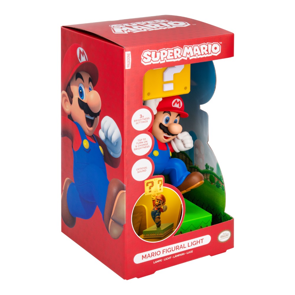 Super Mario Lampe LED Diorama - Sous licence officielle - Alimentation USB
