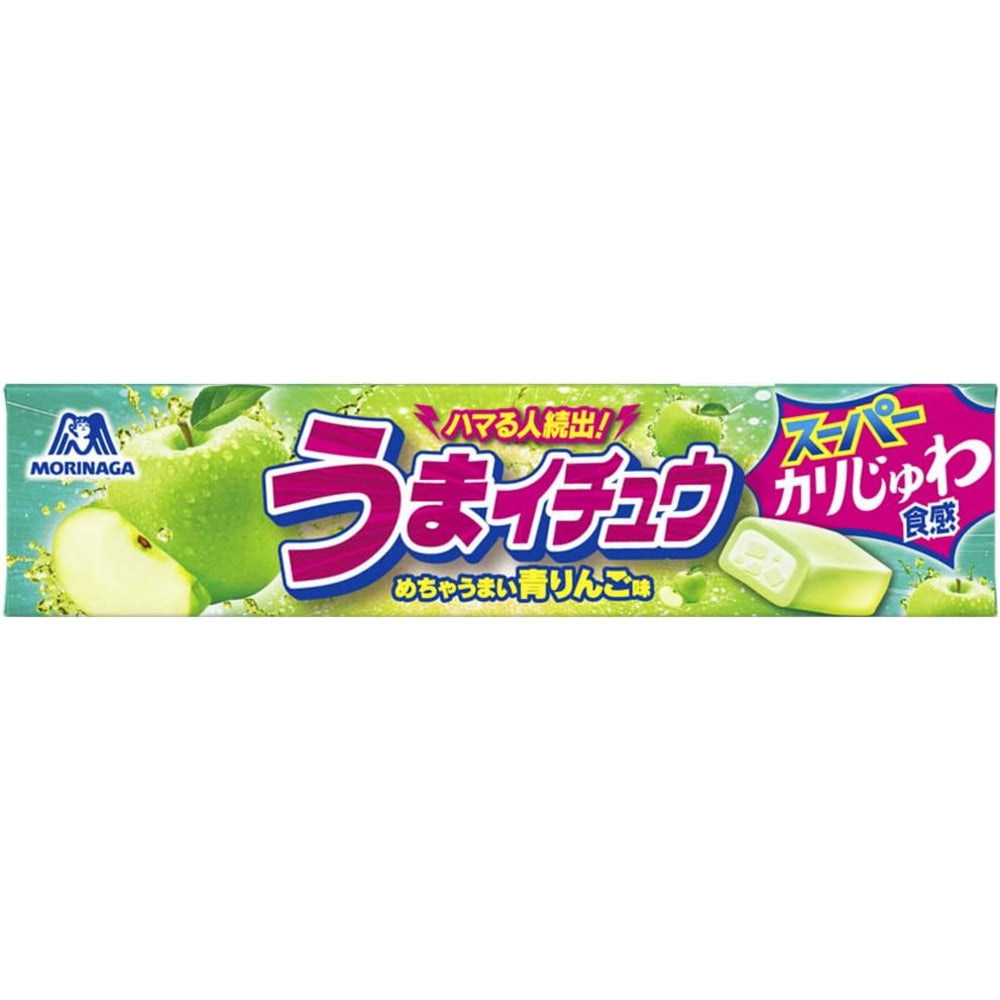 MORINAGA Hi Chew Bonbons gélifiés à la pomme verte - 12 pièces / 55,2 g