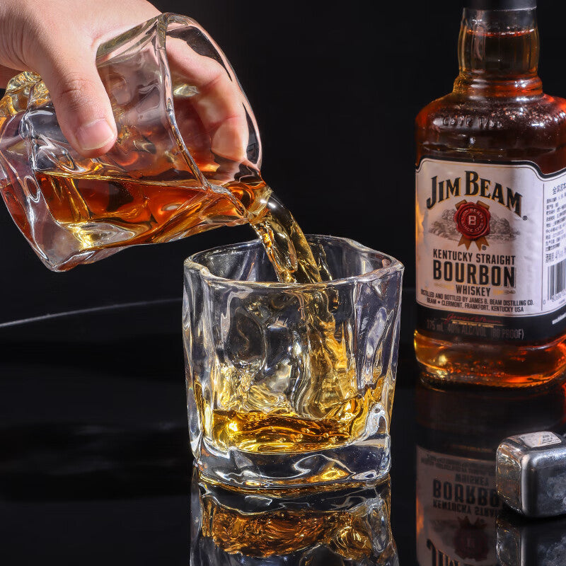 BJ Verres à Whisky 250ml, Set de 2 Pièces