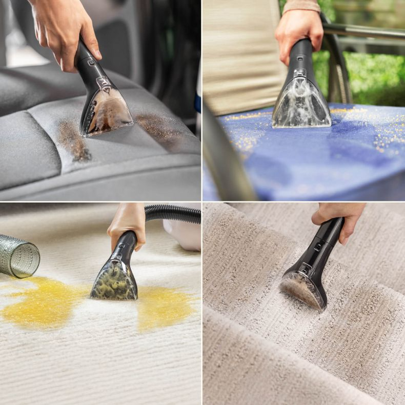 BISSELL Aspirateur Laveur Tissus SpotClean® Mini Bleu