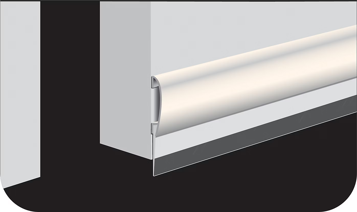 3M Bas de porte adhésif Premium blanc lisse 0,93 m