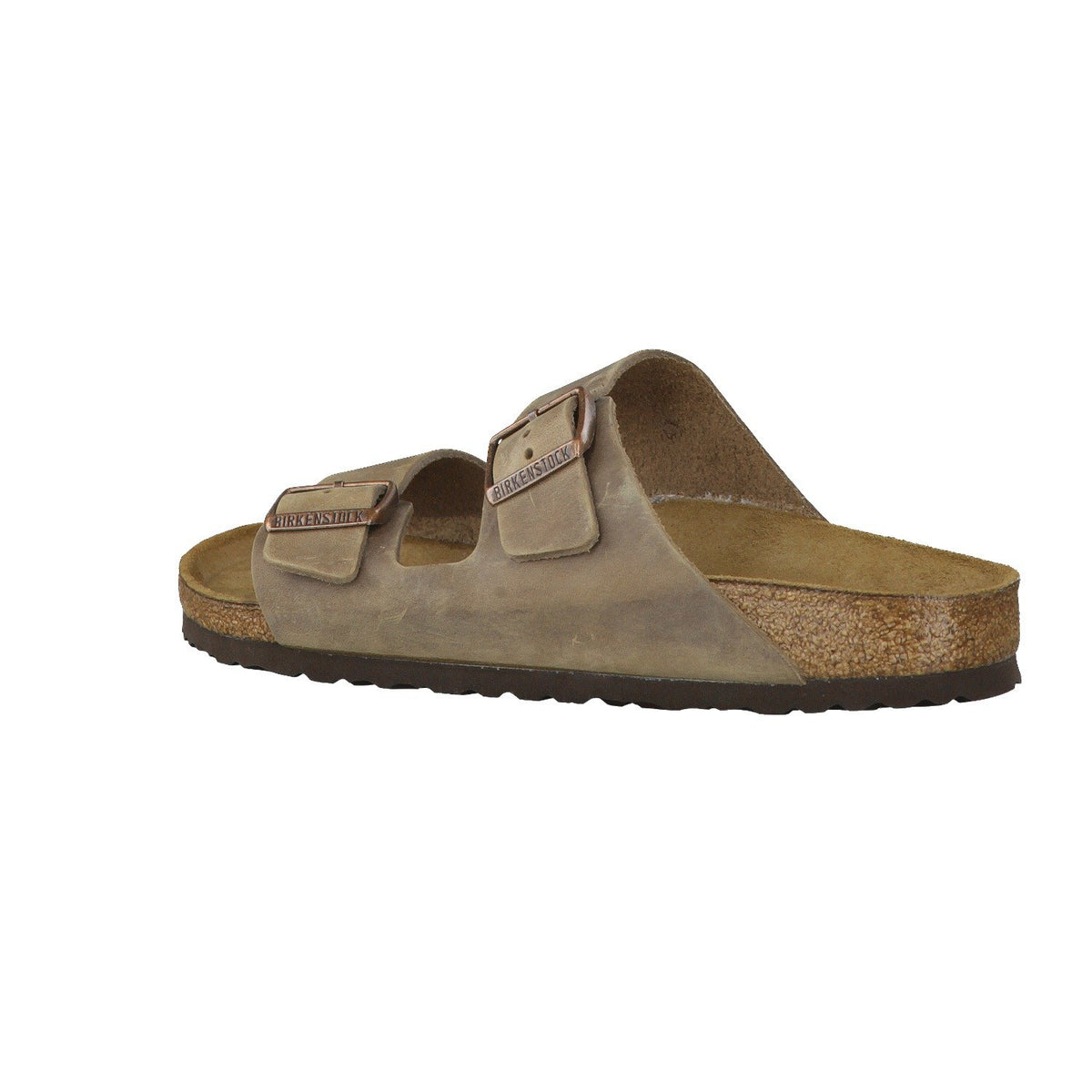Birkenstock Arizona Cuir Huilé Marron Tabac