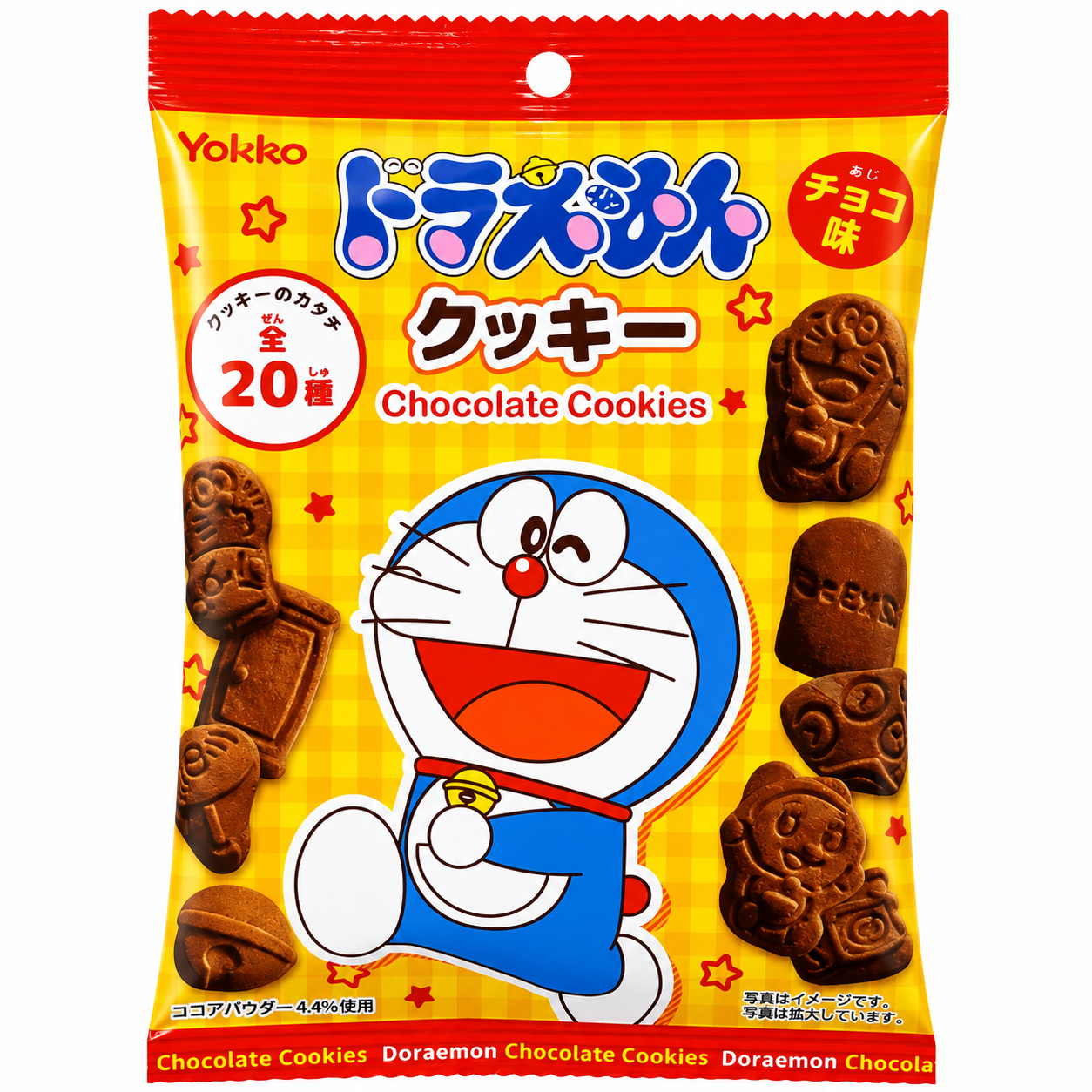 hokka Doraemon Biscuits au chocolat - 50 g