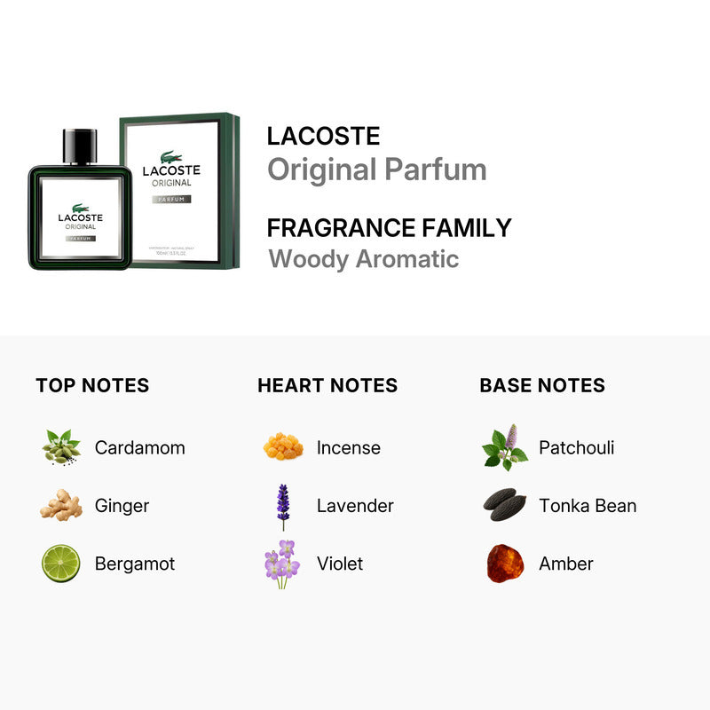 LACOSTE Original Classique Parfum pour Homme 100 ml