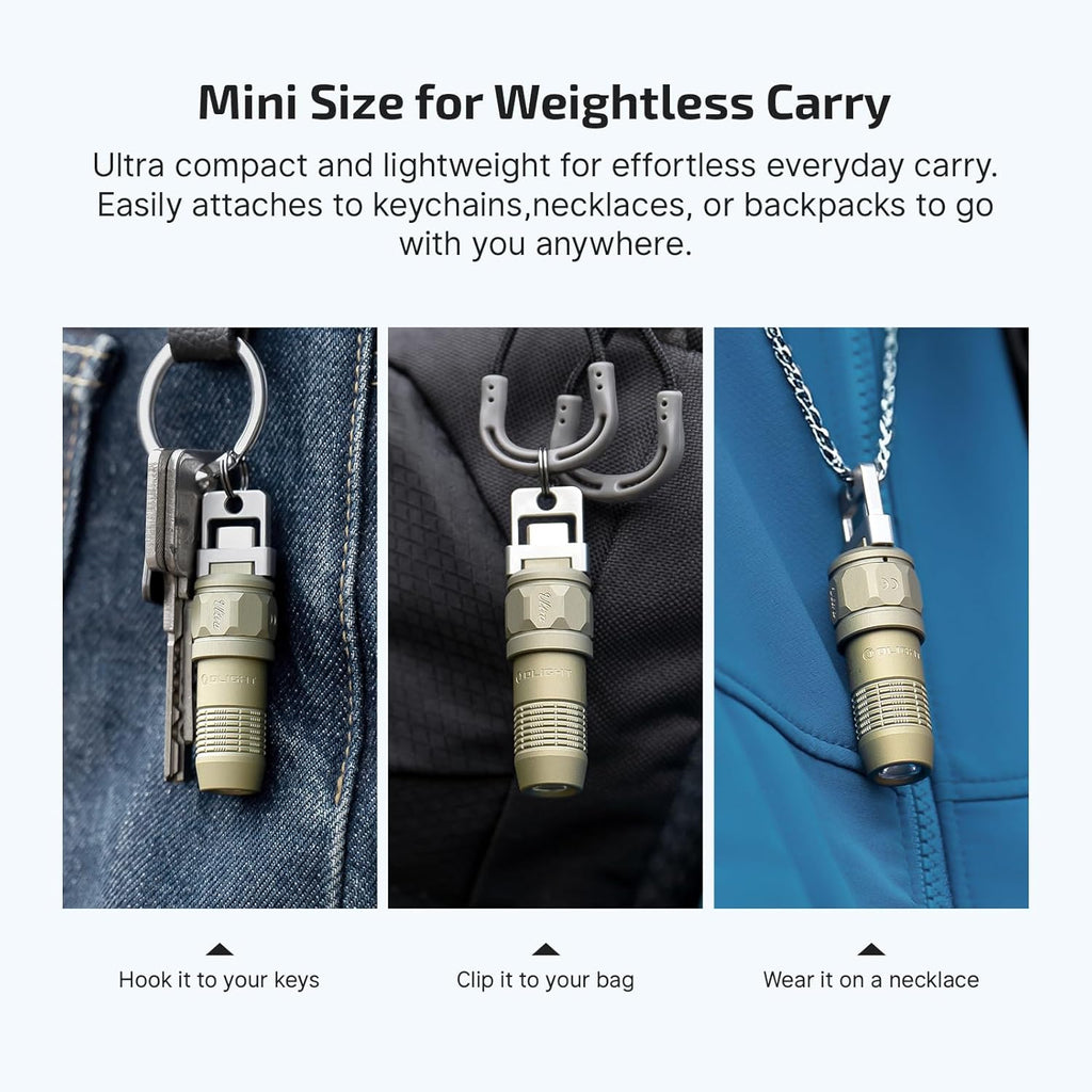Olight iUltra OAL Lampe de poche porte-clés