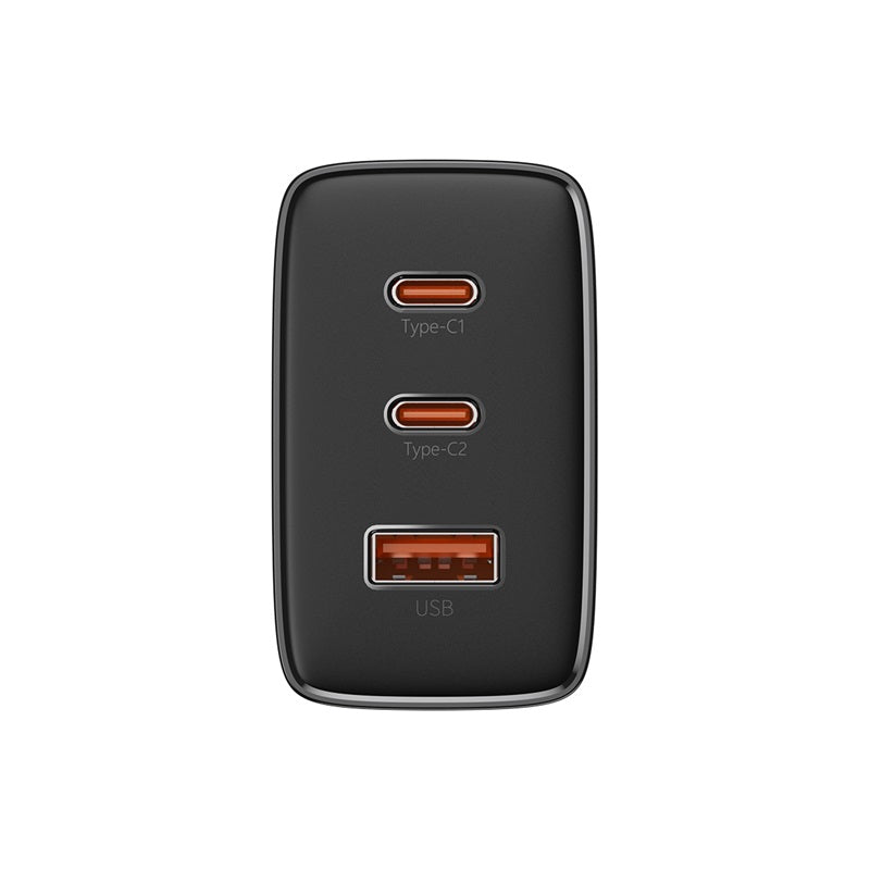 Baseus Cube Pro Chargeur rapide 2 C + U 65 W - Noir Stellaire