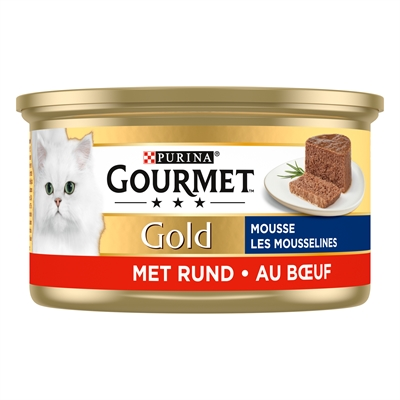 Gourmet Aliment humide premium pour chat au bœuf 24 x 85 g