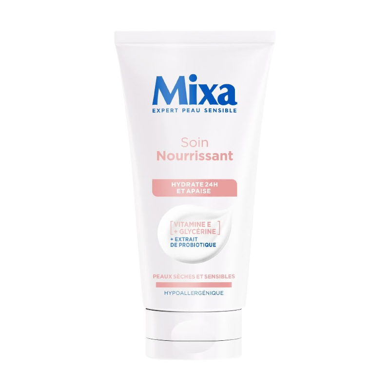 Mixa Soin du visage nourrissant Peau sèche et sensible Vitamine E 50 ml