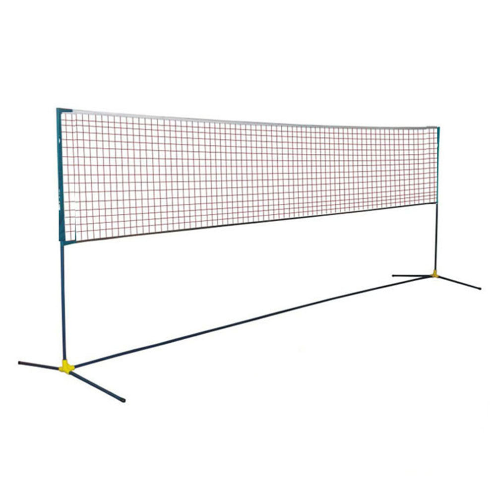 Double Fish Set de filet de badminton portable avec étui pour raquettes - BX