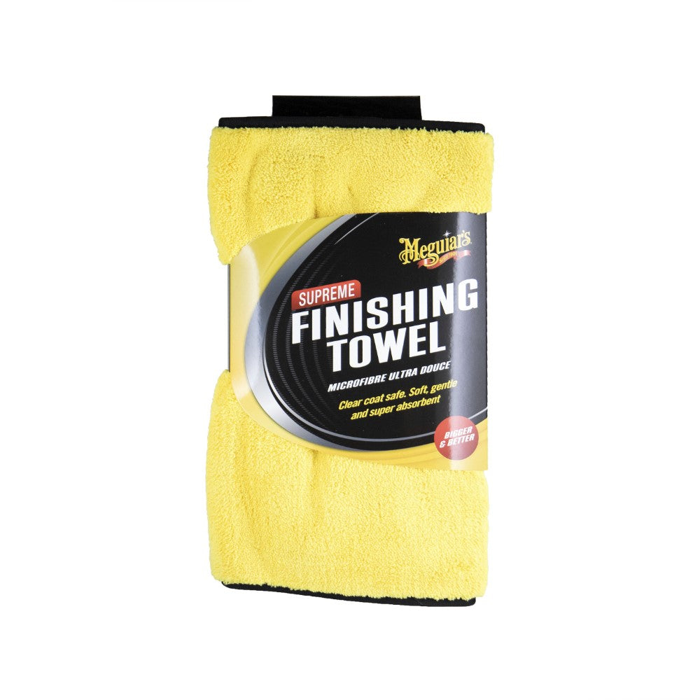 Meguiar's® Microfibre Finishing Towel X1906EU, Yellow, 30 cm x 50 cm, 1/Pack, 12/CV