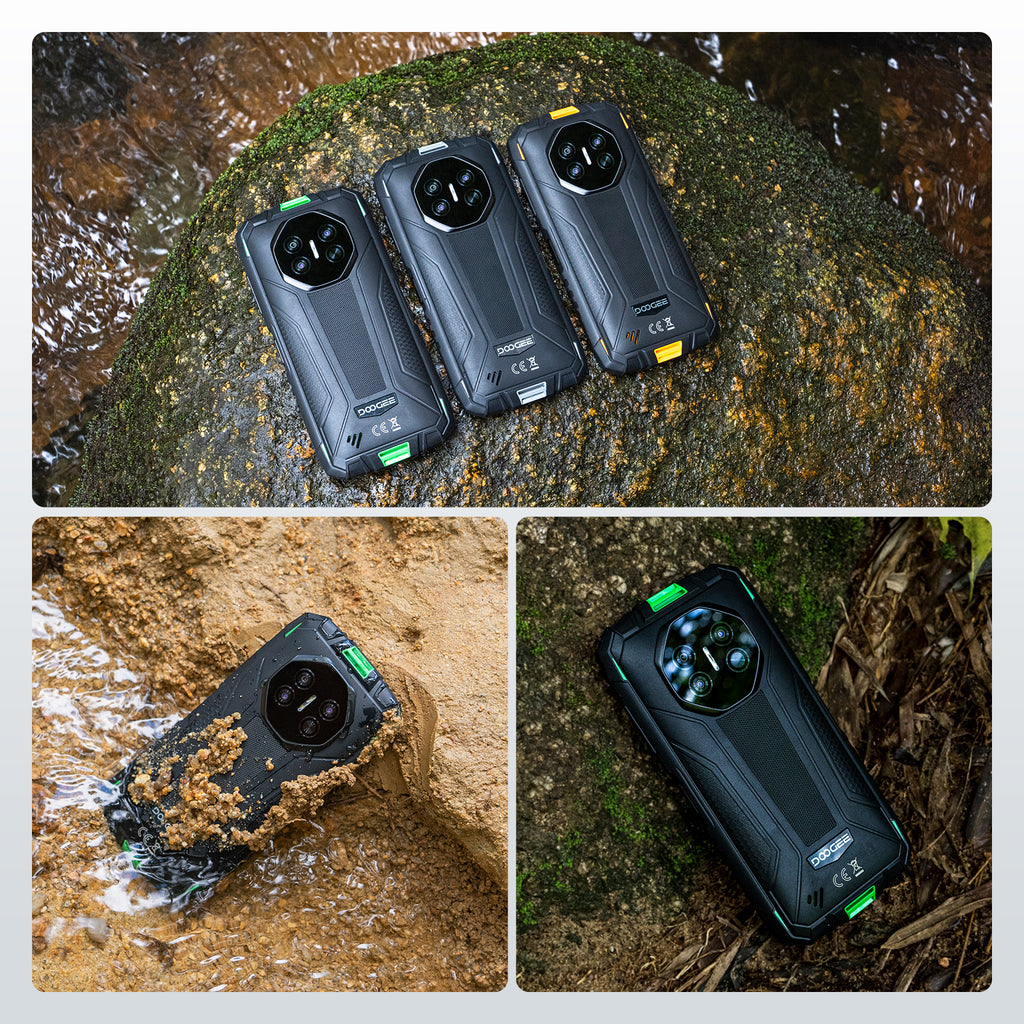 DOOGEE Fire 3 Pro Smartphone Rugged Android 15 IA, 16 Go + 128 Go / 2 To, Octa-Core, 8350 mAh / 18 W, 5,5" HD+ IPS, 4G Double SIM, 16 MP, Widevine L1, Prise Jack 3,5 mm, Face ID, OTG, NFC