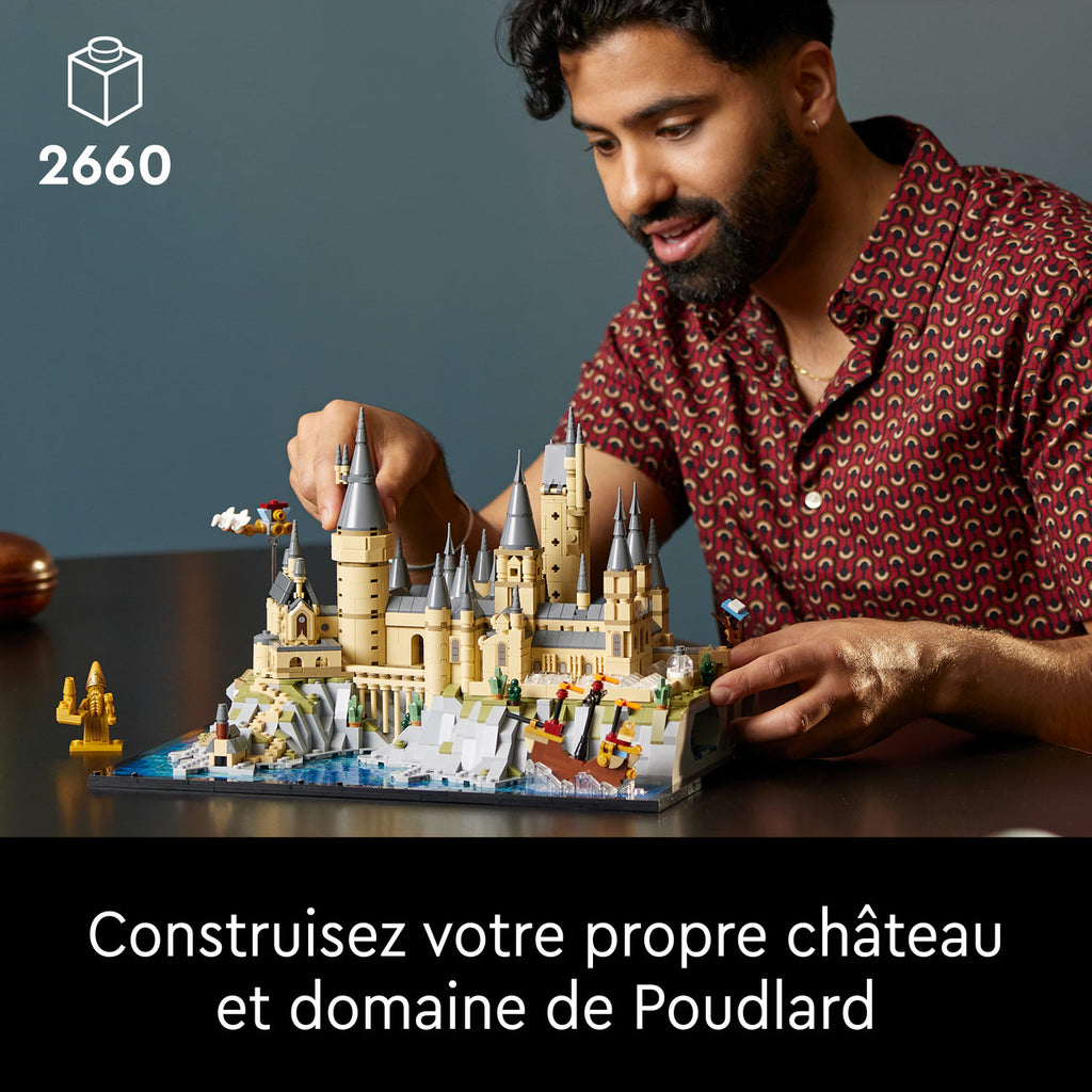 LEGO Harry Potter 76419 Château de Poudlard et ses environs Set de construction de collection pour adulte