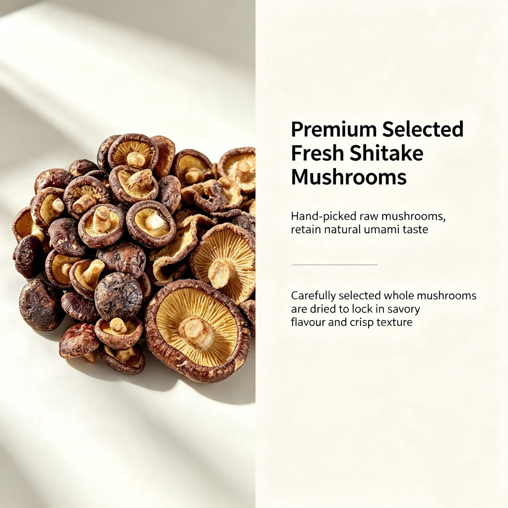 MUSHAN BASE Chips de champignons shiitakés 70 g