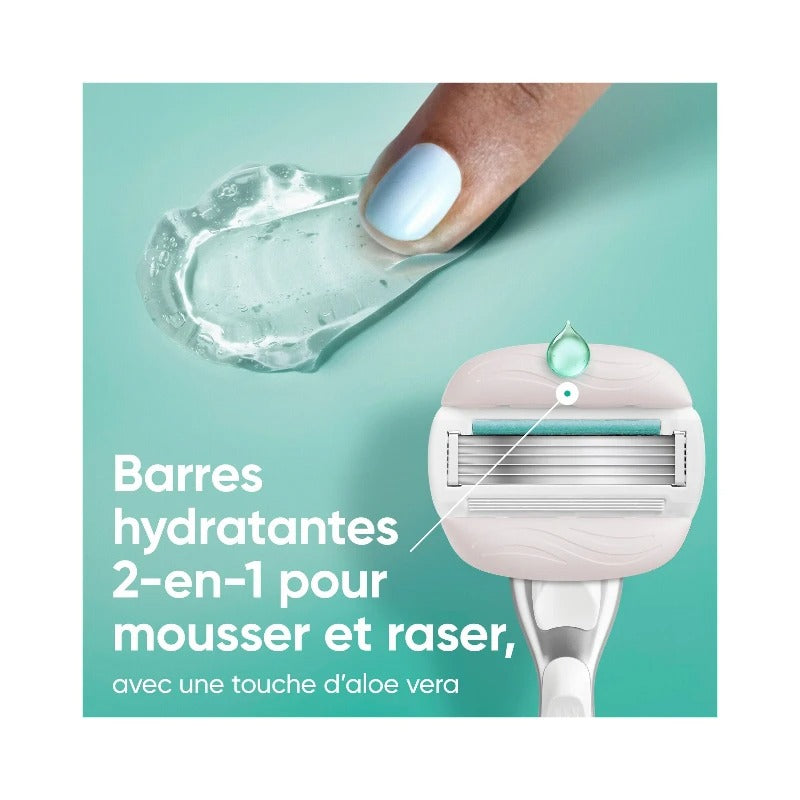 Gillette Venus Pro ComfortGlide Sensitive Recharges de lames de rasoir pour femmes - 6 pièces