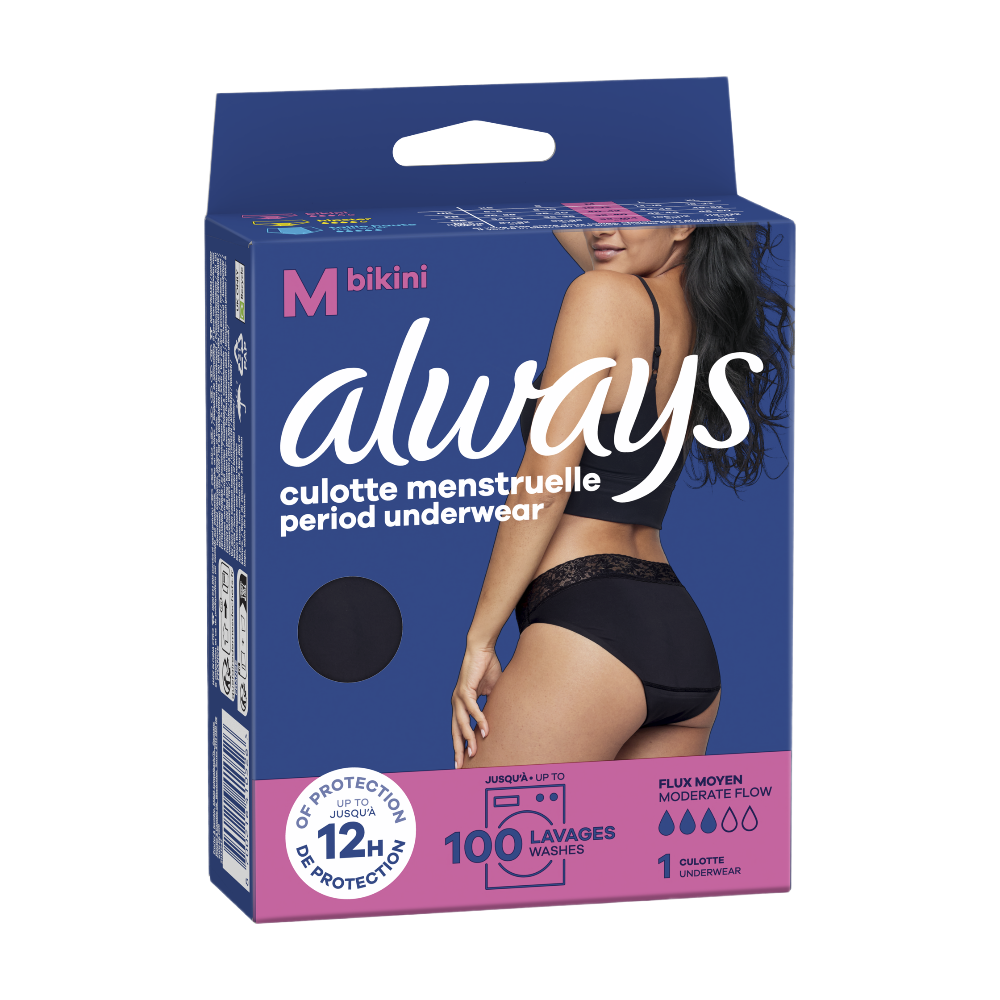 Always Culotte menstruelle bikini taille M (40 42)