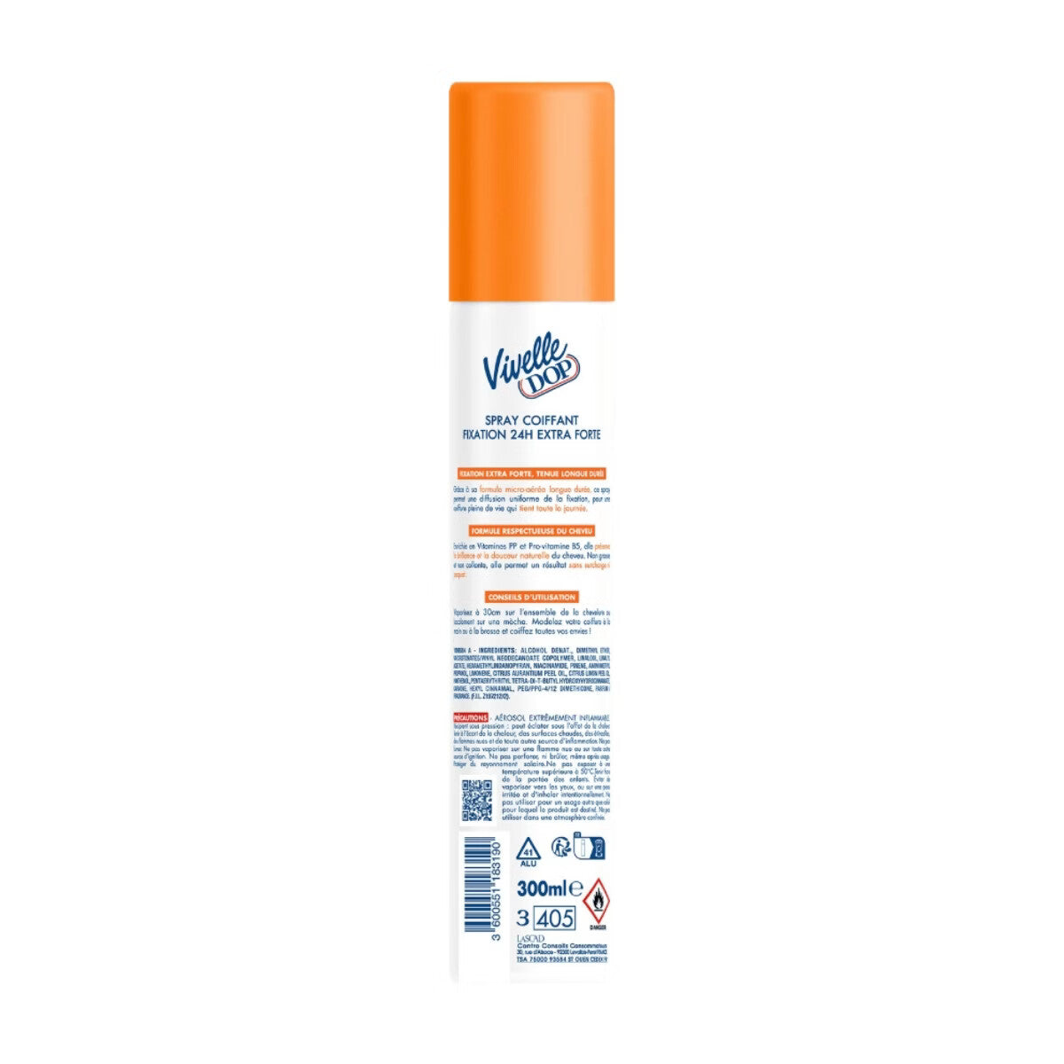 Vivelle Dop Spray Coiffant Fixation Extra Forte Tenue 24H 300ml