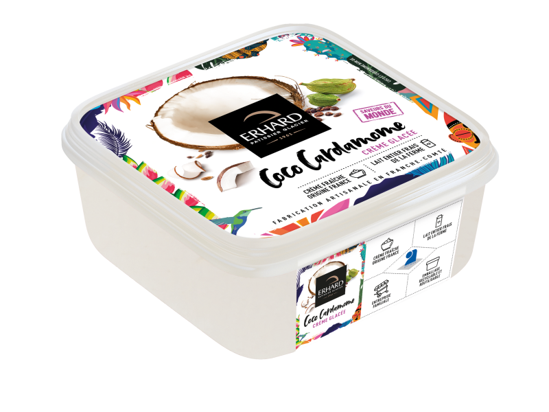 ERHARD Glace Coco Cardamome 450g