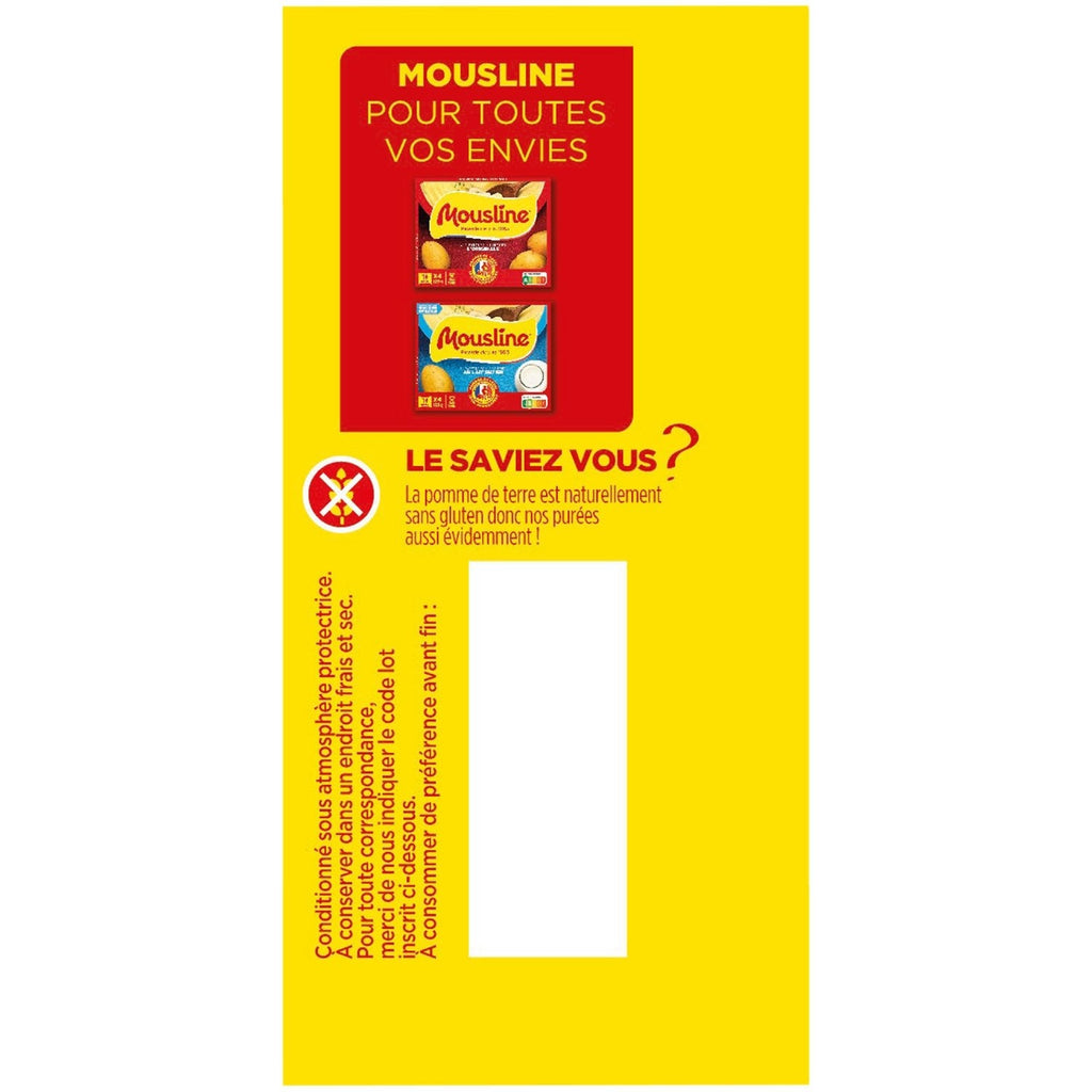MOUSL Purée Crème Muscade 4×31.25g