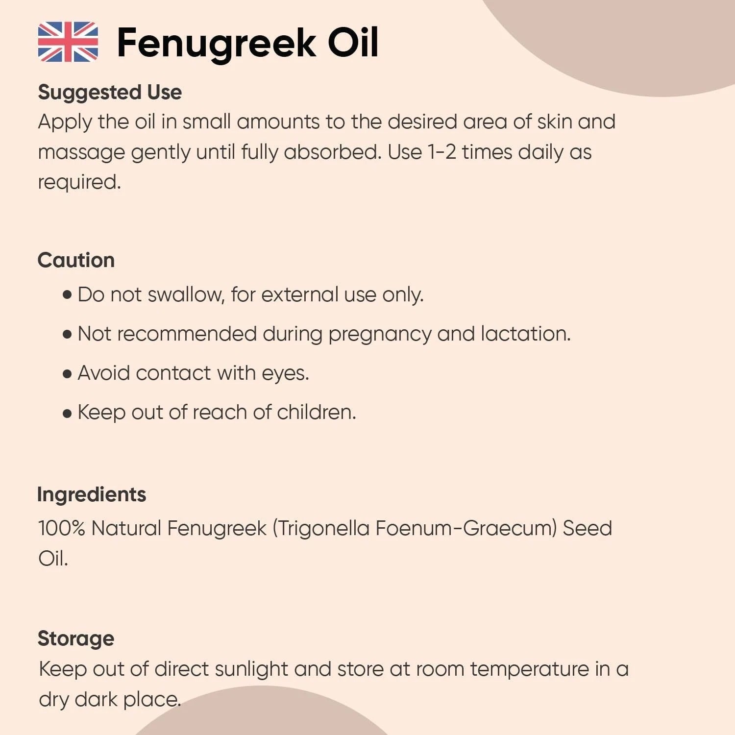 WeightWorld Huile de fenugrec pure et pressée à froid 100 ml