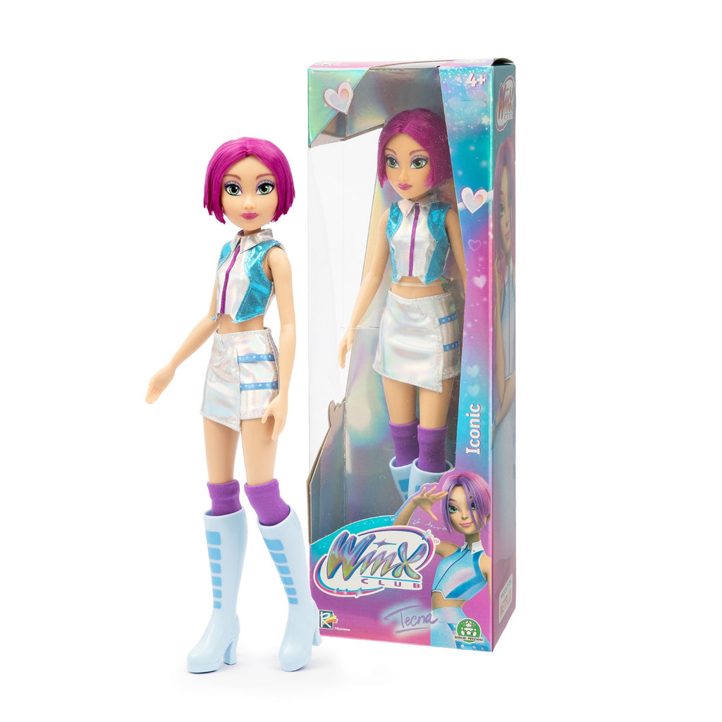 WINX CLUB Iconic Poupée articulée Tecna pour les enfants dès 3 ans - 26 cm