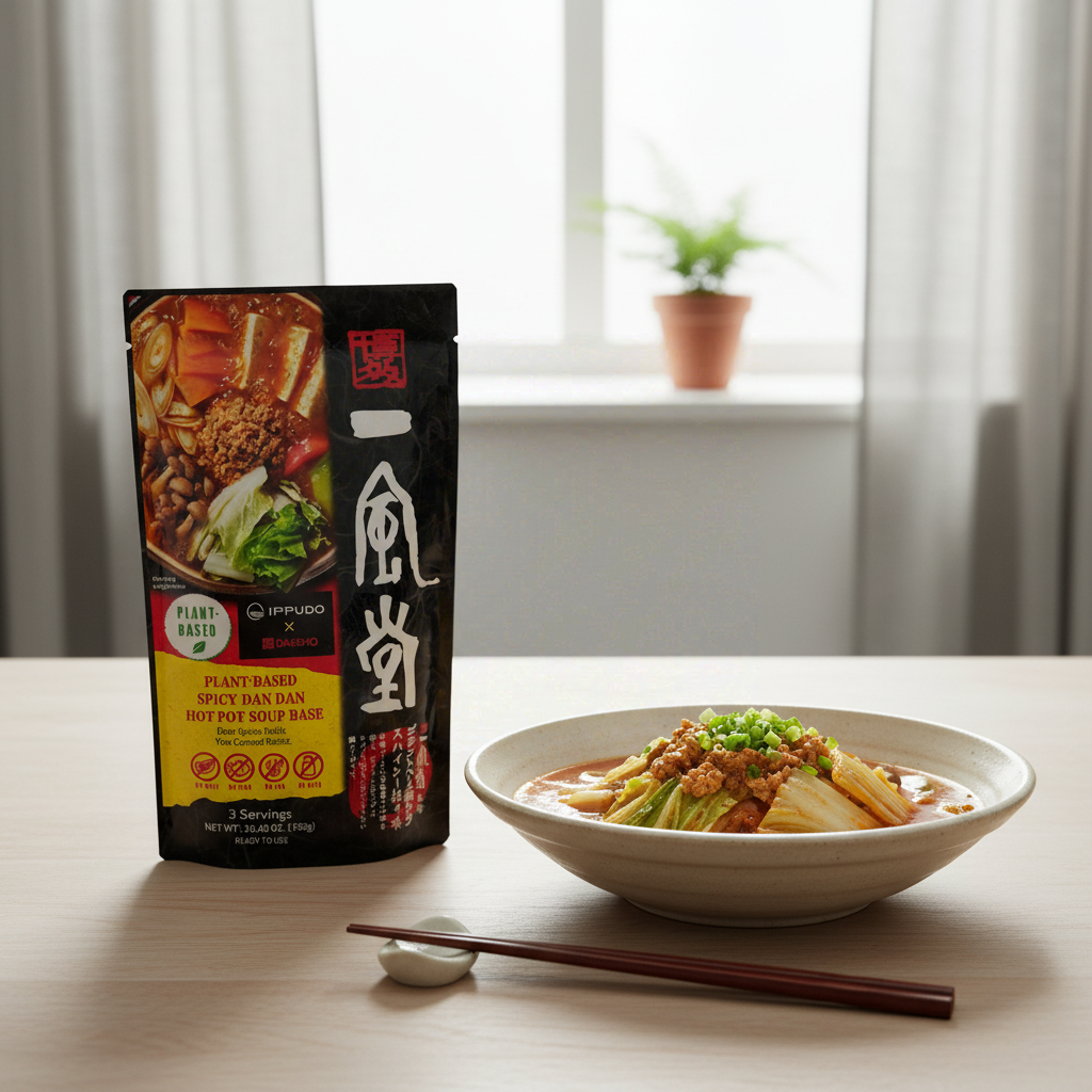 Daisho Ippudo Base de soupe pour fondue japonaise épicée Tan-Tan, 750 g