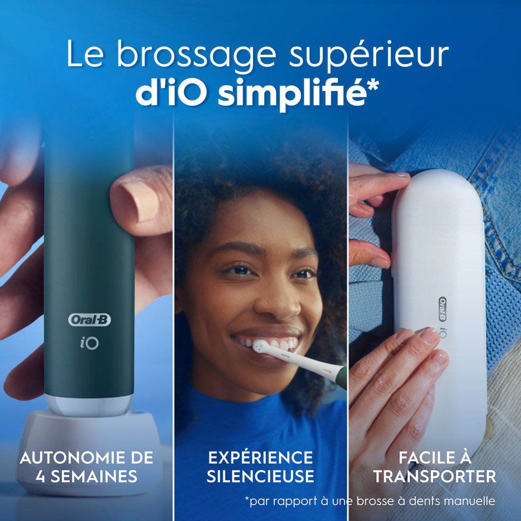 Oral-B iO2 Brosse à dents électrique Verte 1 brossette