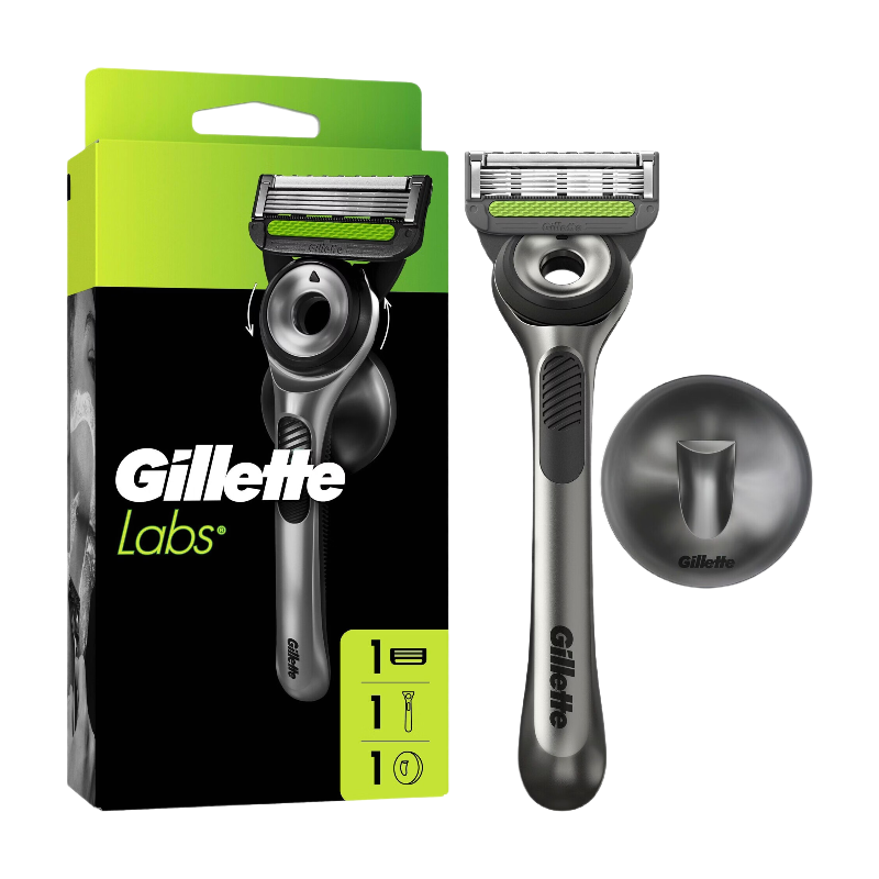 Gillette Labs H+1 Series Argenté Rasoir rechargeable avec support mural