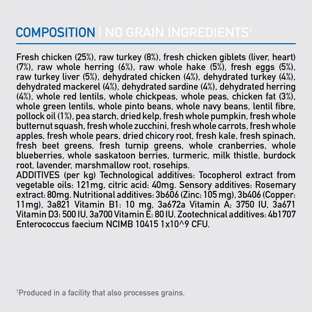 ORIJEN Croquettes pour chiens Original au poulet, dinde, poisson et œuf - 11,4 kg
