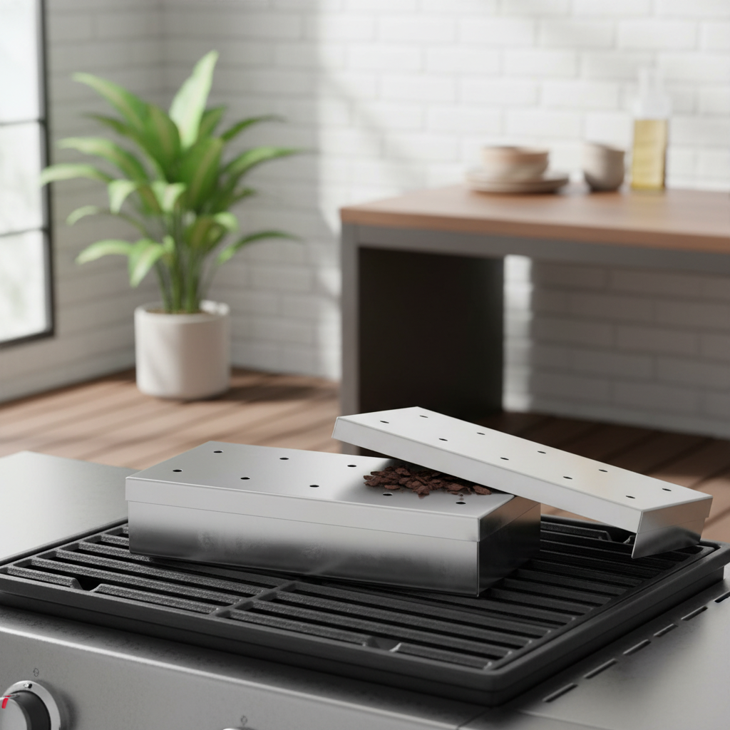 Alpina Boîte de fumage pour barbecue