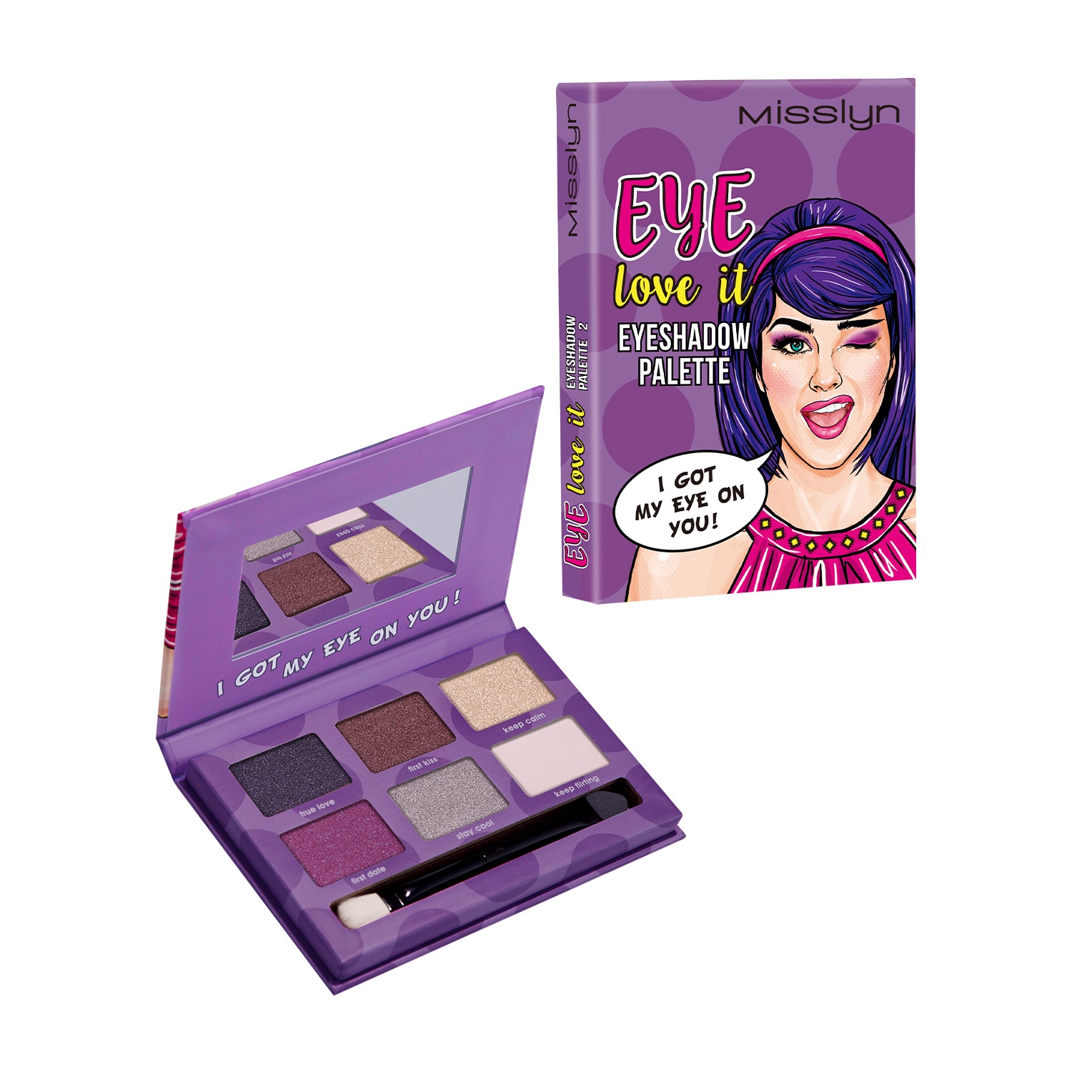 Misslyn Palette de fards à paupières J’adore ça 2 Je t’ai à l’œil !
