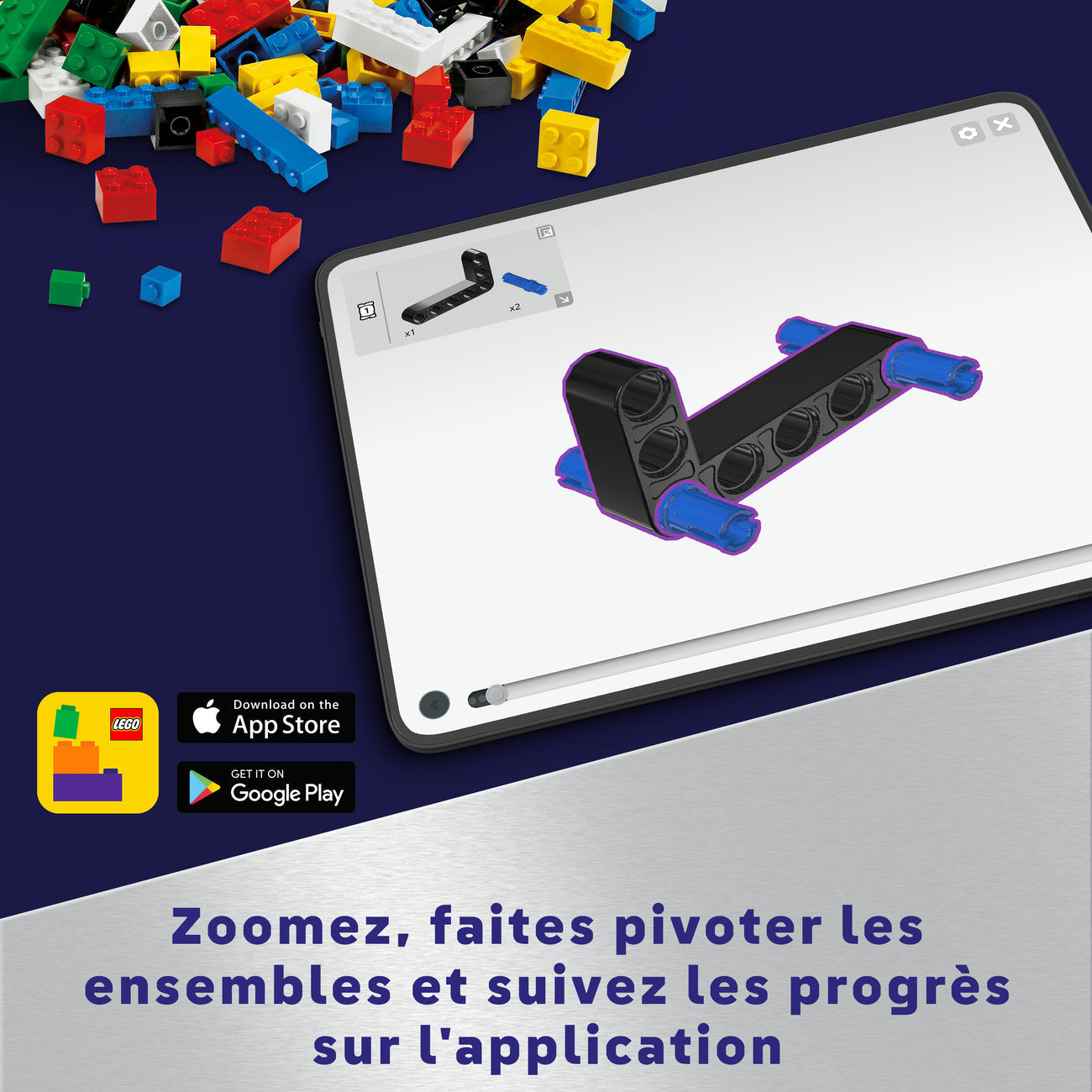 LEGO Technic 42179 La planète Terre et la Lune en orbite
