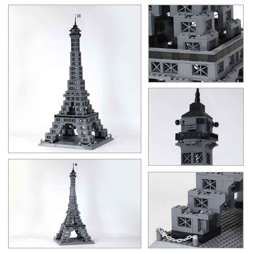 WANGE Tour Eiffel-Paris, France 976 Pièces Ensemble de Blocs de Construction pour Bâtisseurs Amateurs