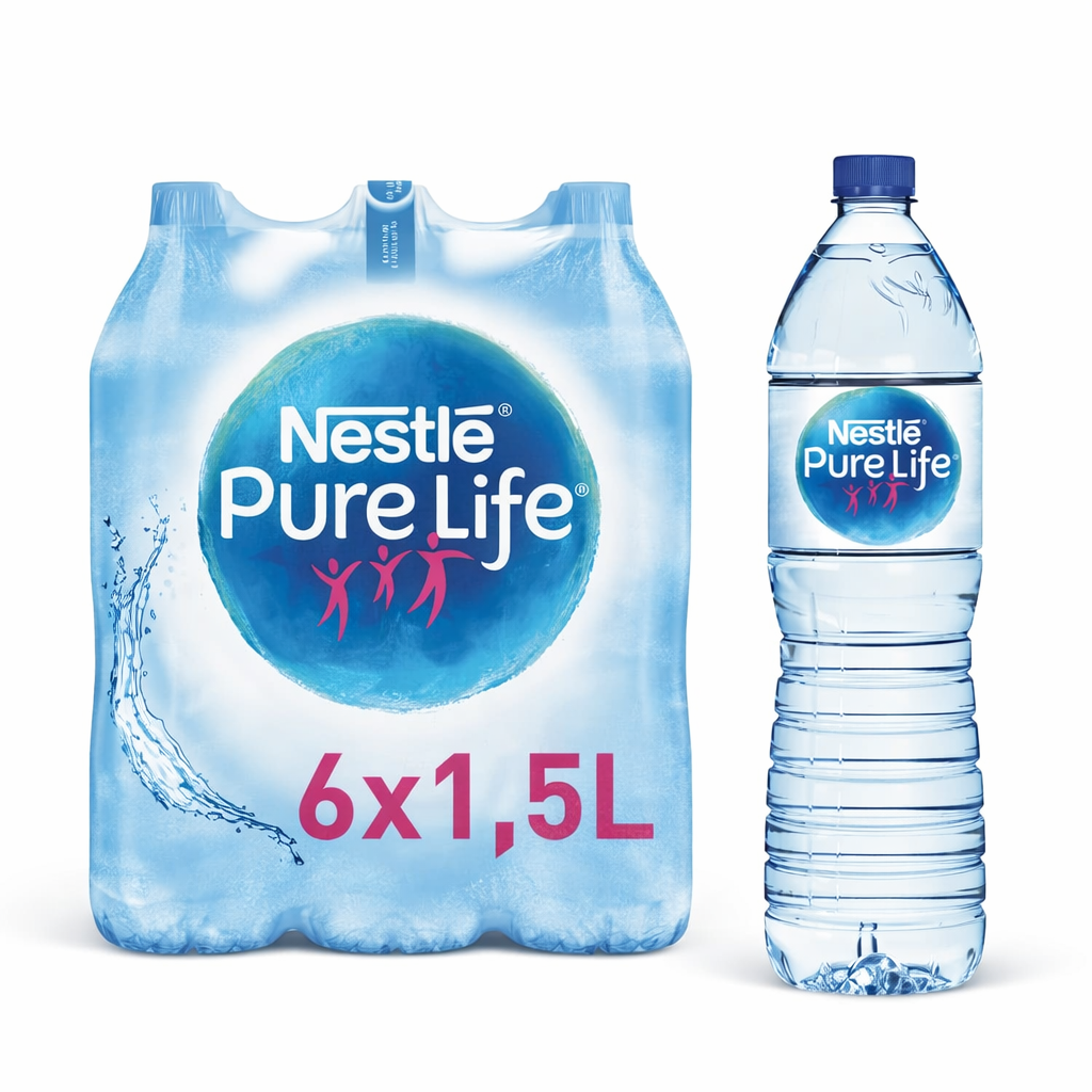 Nestlé Pure Life eau de source - 6 x 1,5 L