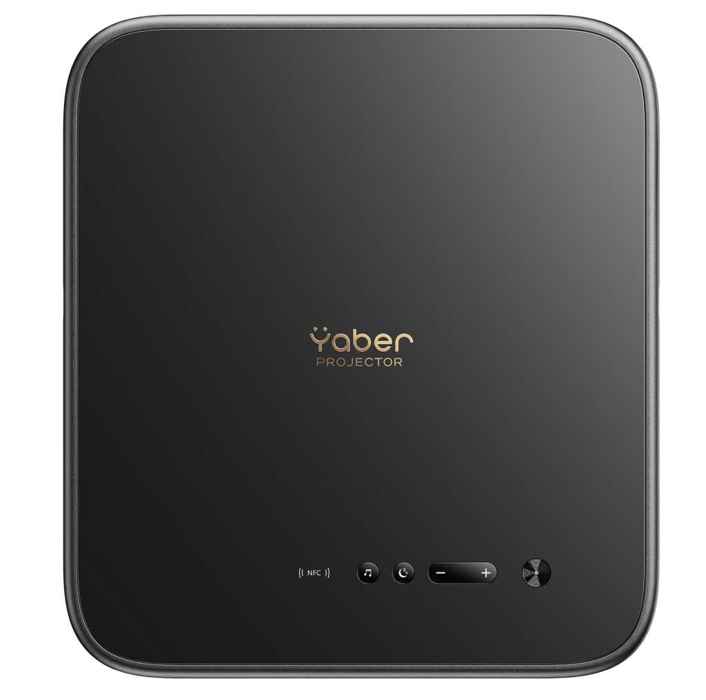 Vidéoprojecteur intelligent YABER K3, 1080p natif, 1000 lumens ISO, deux haut-parleurs stéréo intégrés de 15 W avec Dolby Audio, son par JBL, mise au point automatique