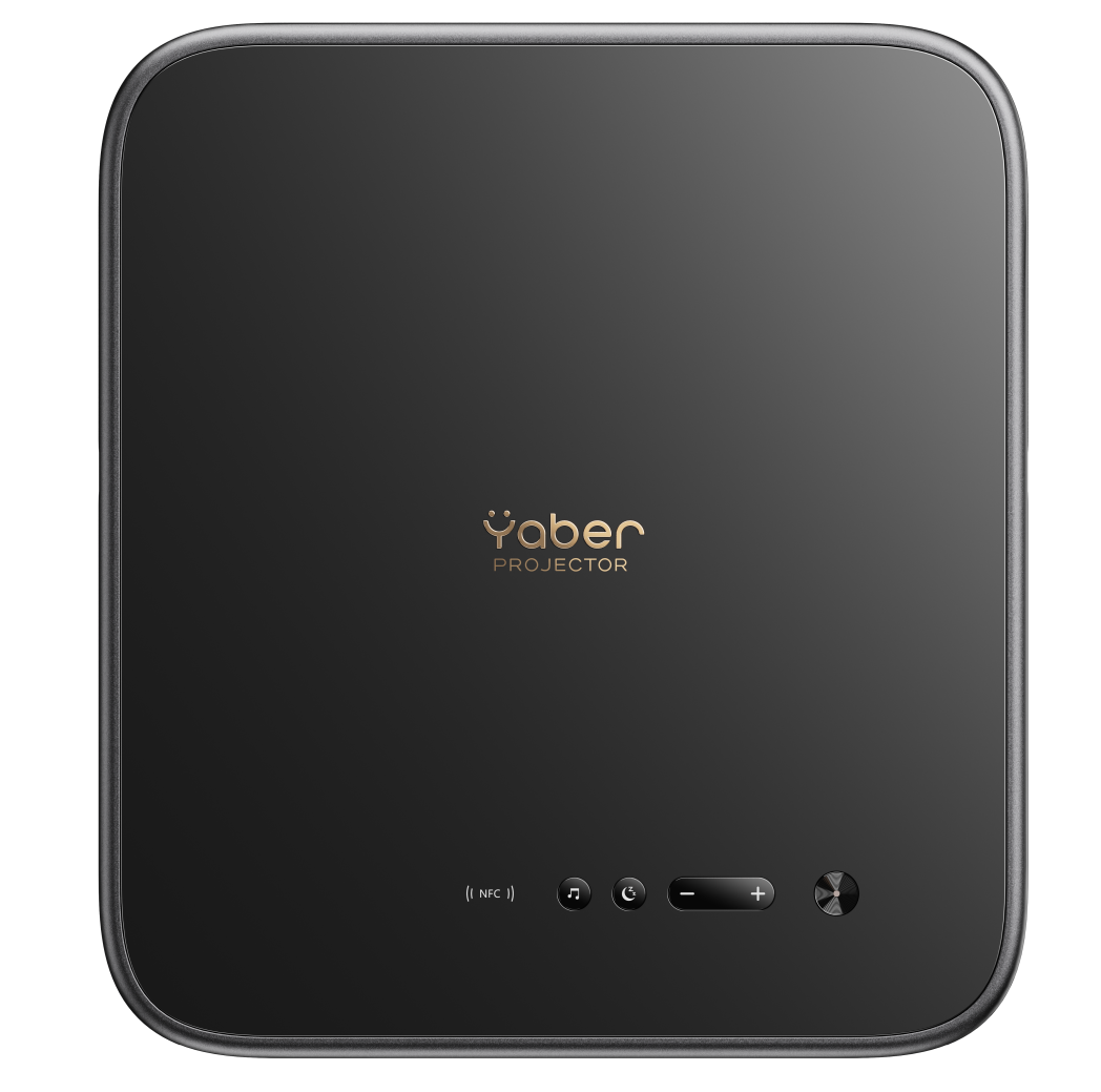 Vidéoprojecteur intelligent YABER K3, 1080p natif, 1000 lumens ISO, deux haut-parleurs stéréo intégrés de 15 W avec Dolby Audio, son par JBL, mise au point automatique