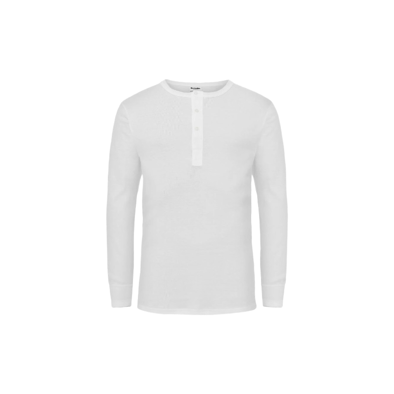 Resteröds Pull en tricot style grand-père Blanc S