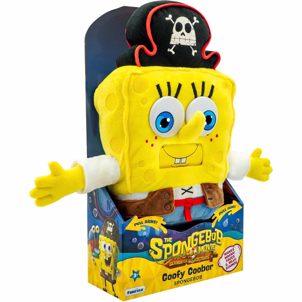 SPONGEBOB Goofy Goober Pirate Peluche Sonore Interactive