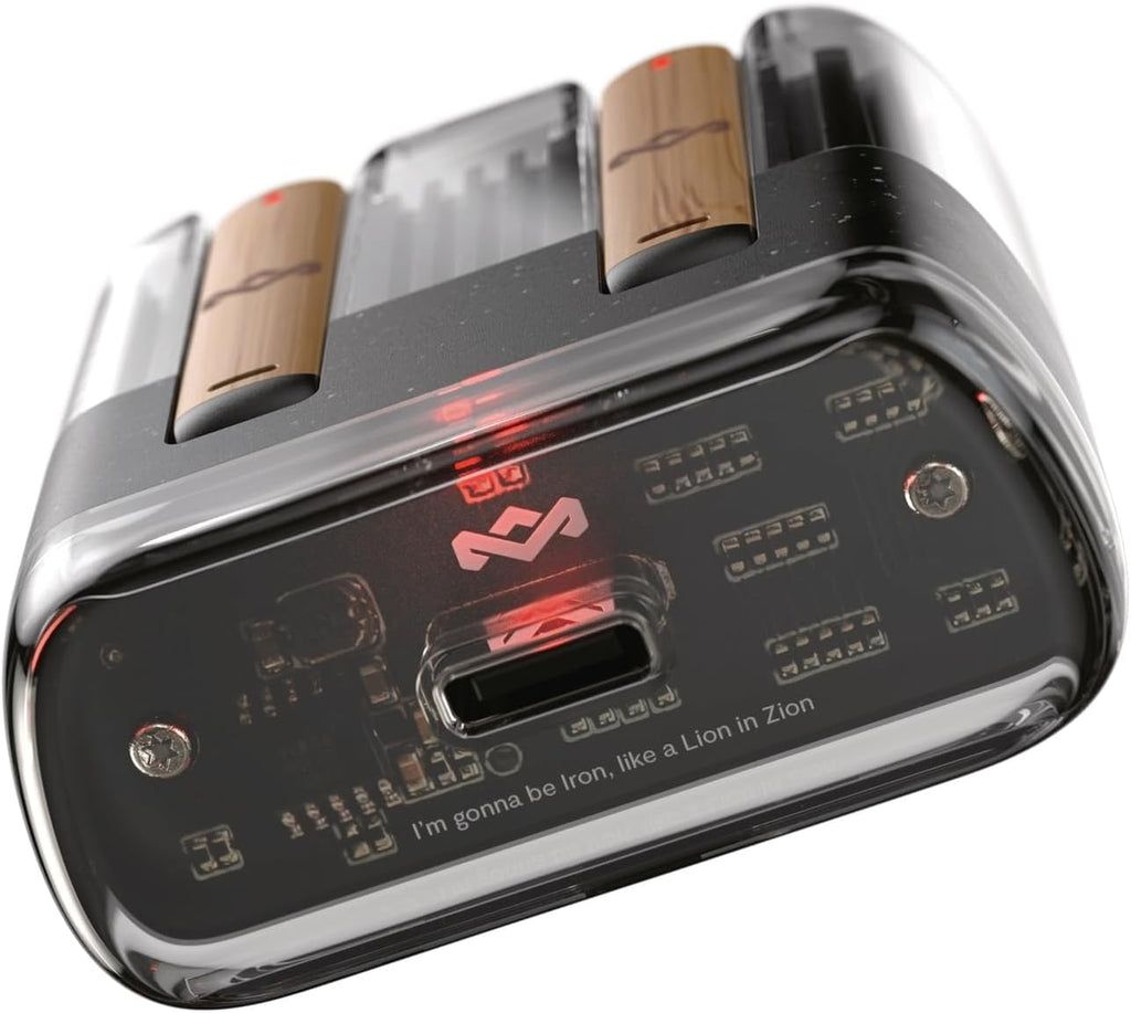 House of Marley Zion Écouteurs Bluetooth sans fil avec microphone intégré - Noir