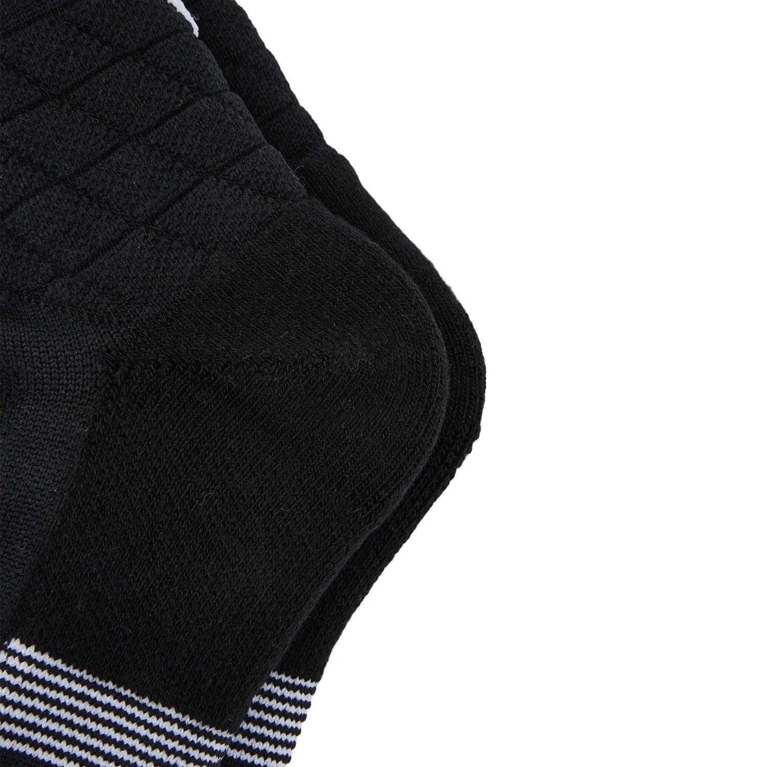 LI-NING Chaussettes mi-longues de basket-ball résistantes, confortables et respirantes noir L