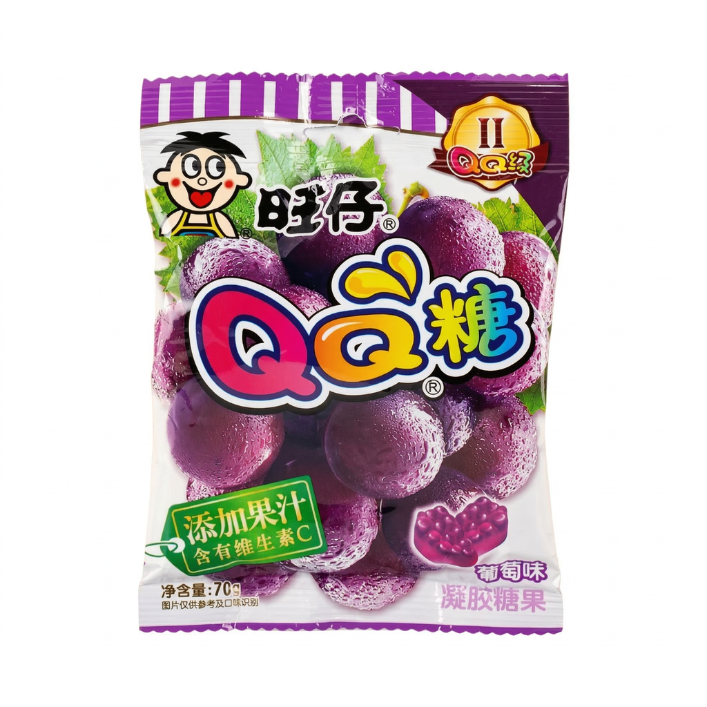 WANT WANT bonbons QQ Gummy saveur raisin - 70 g