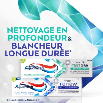 AQUAFRESH White Renew Dentifrice Nettoyage En Profondeur - 75 ml