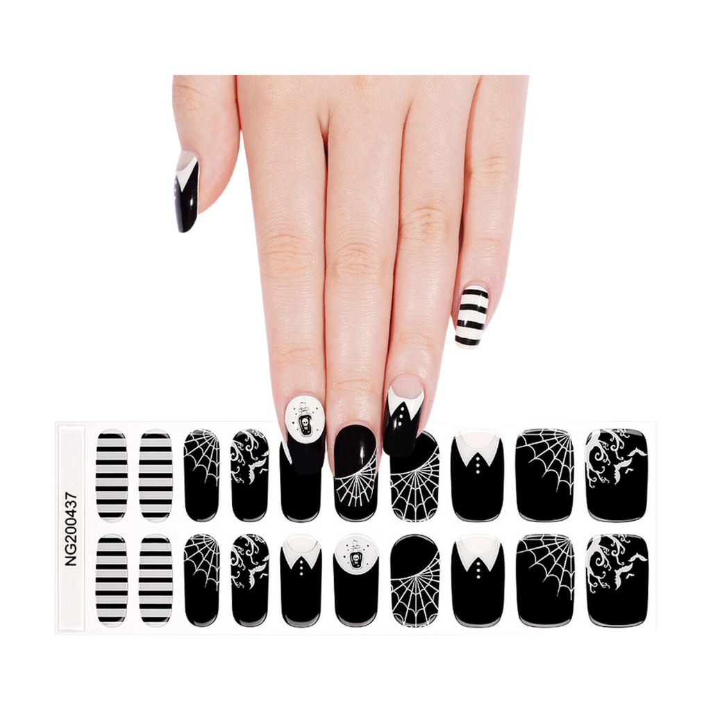 MEOMAGIC-14-191 Autocollants gels pour ongles - 20 pièces