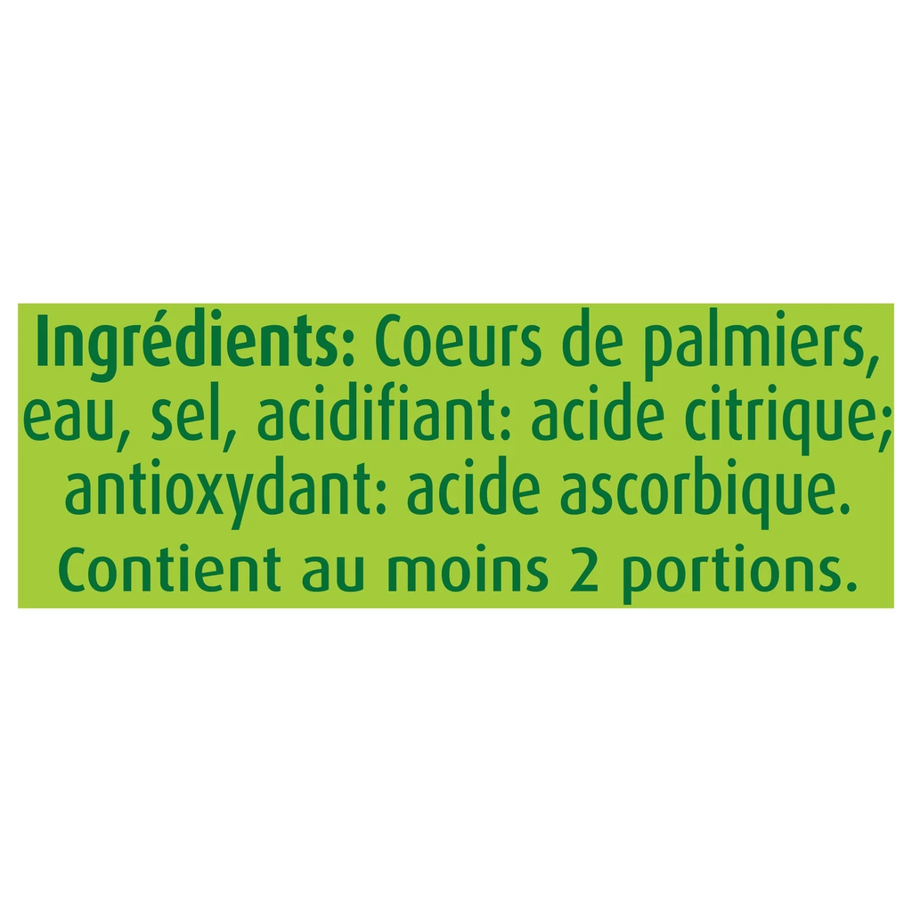 GEANT VERT Coeurs de palmiers 220g