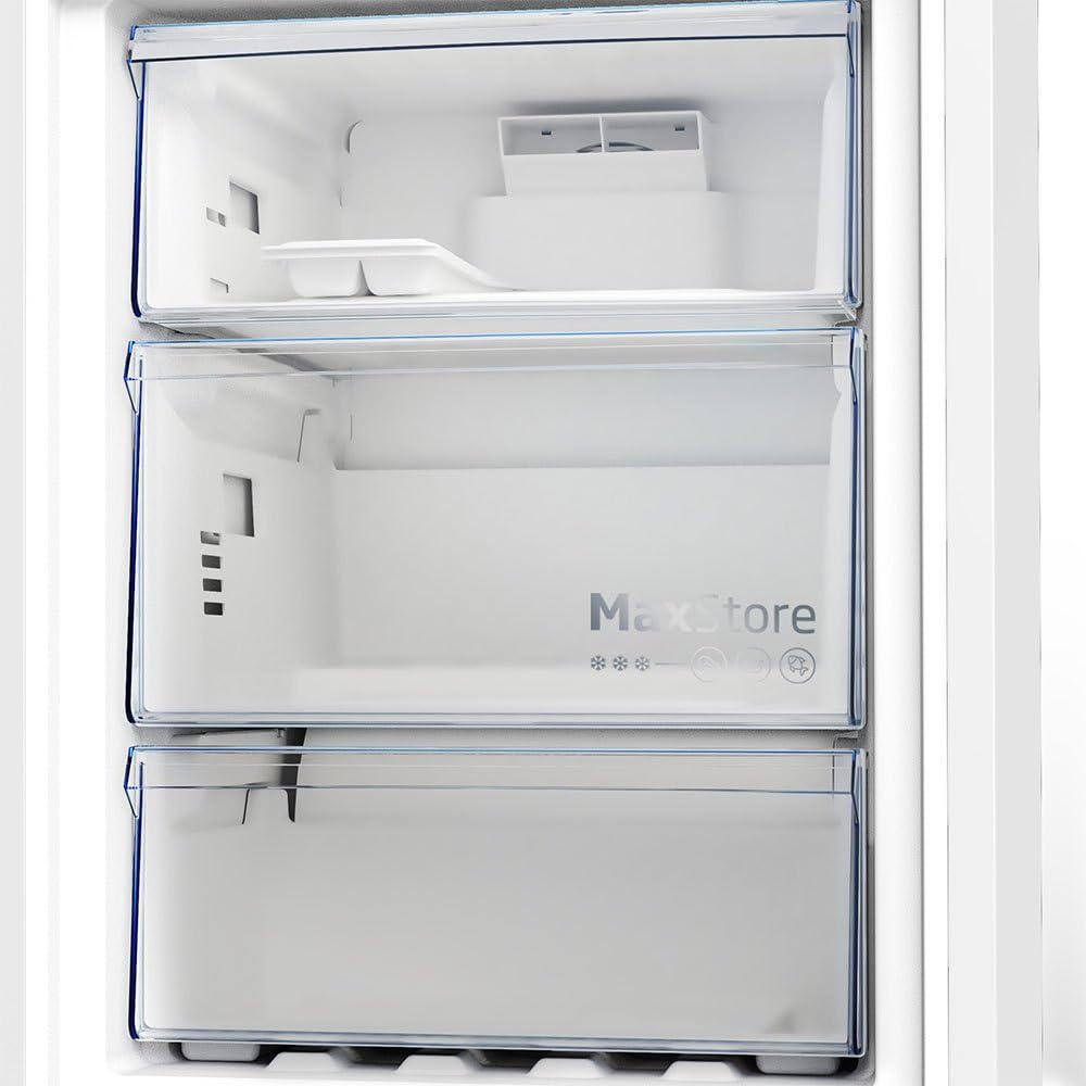 BEKO B5RCNE406HG Réfrigérateur-congélateur combiné pose libre - 355 L - Total No Frost - Gris - Classe C