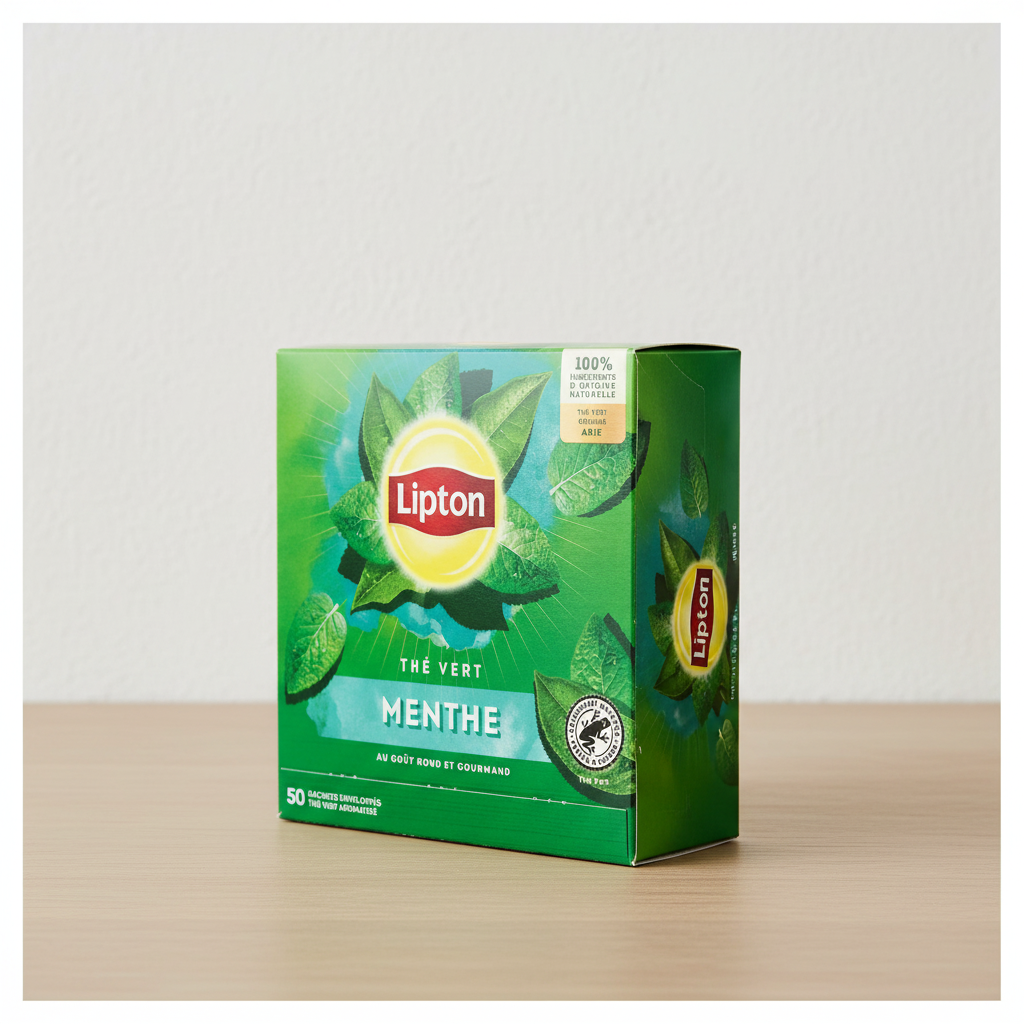 Lipton Thé Vert Menthe - x50 80 g