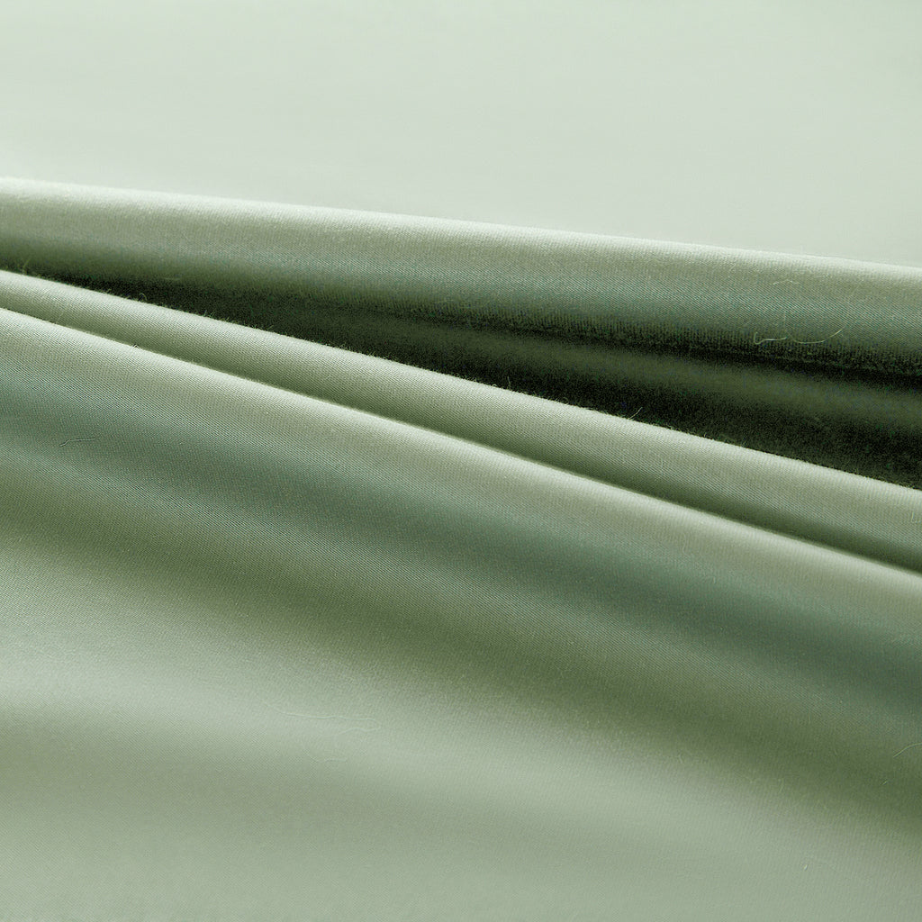 Lot de 2 taies d'oreiller en bambou vert, 80 x 80 cm x 2