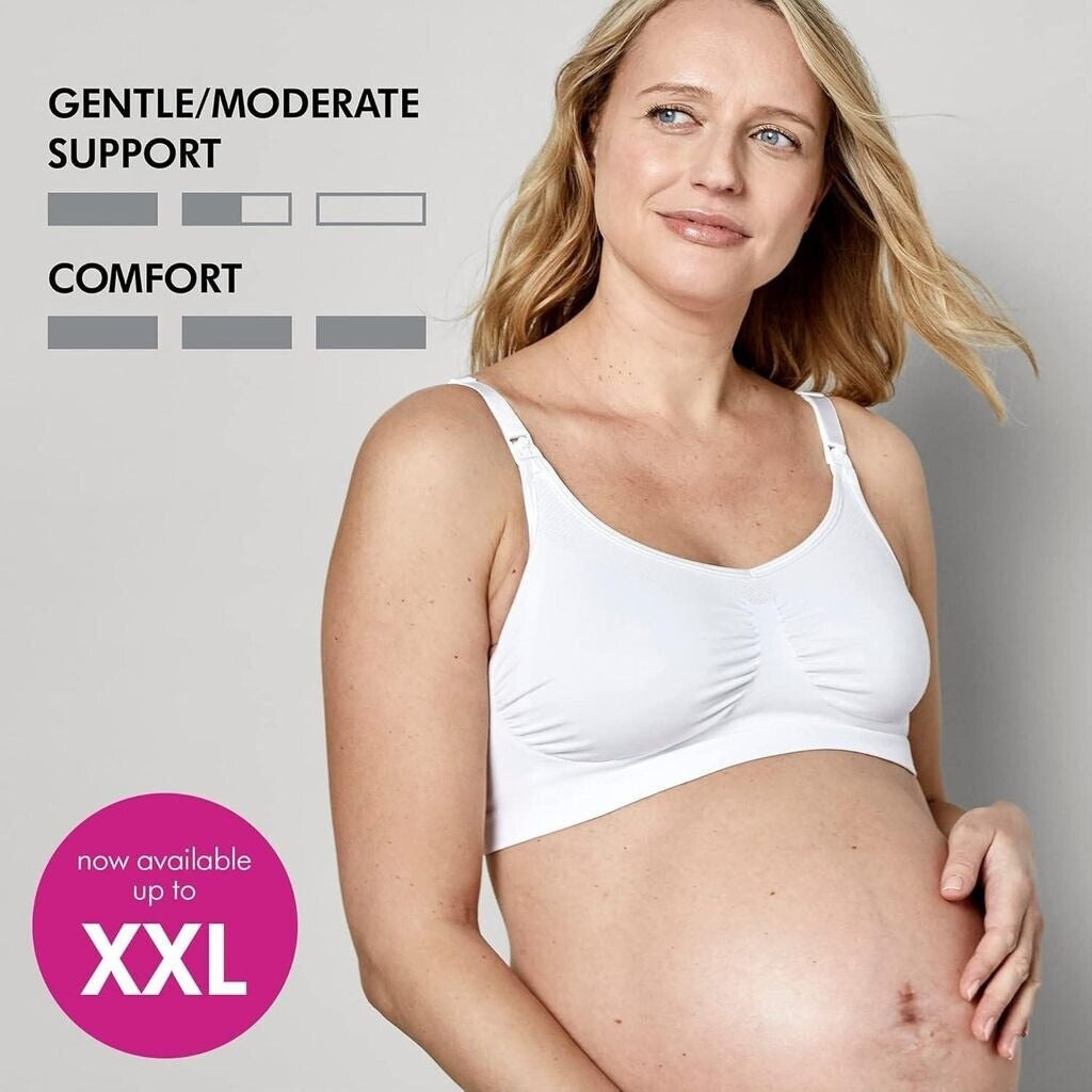 MEDELA Keep Cool - Soutien-gorge d'allaitement, blanc, taille L